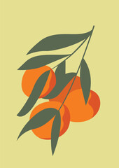   abstract art orange illustration