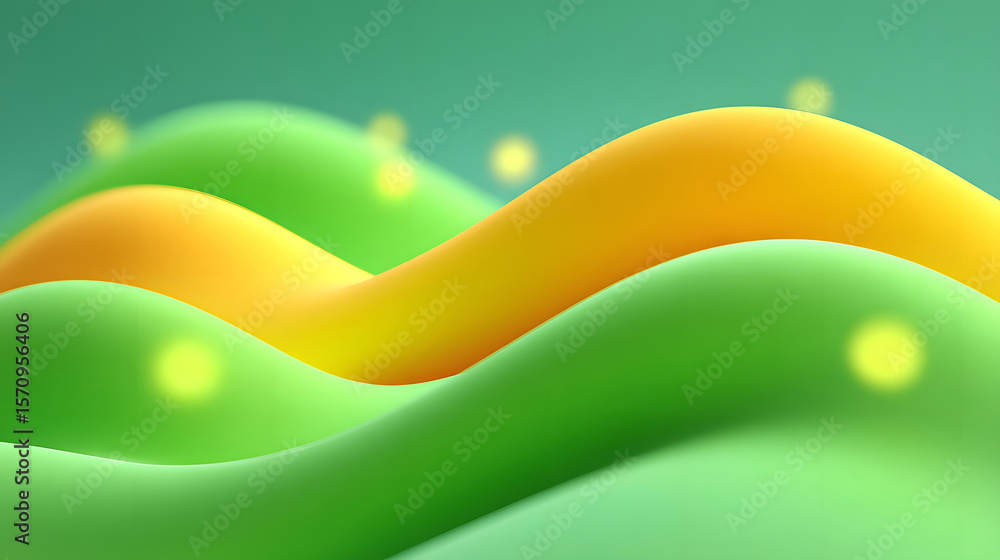 Poster dynamic fluid color gradient background, abstract kv main visual business ppt background