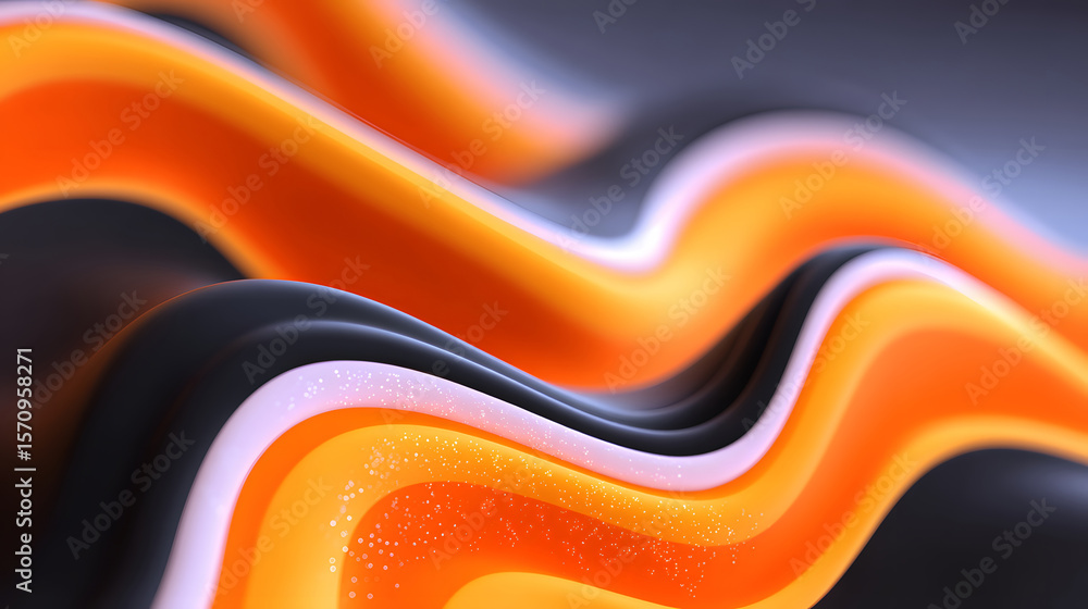 Poster dynamic fluid color gradient background, abstract kv main visual business ppt background