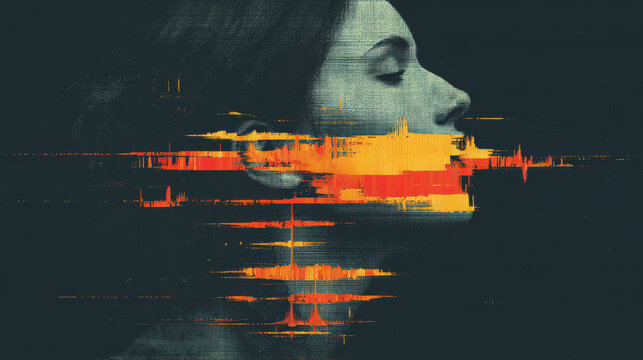 Tourette Syndrome Awareness with Glitch Sound Waves