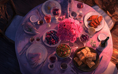 fancy dinner