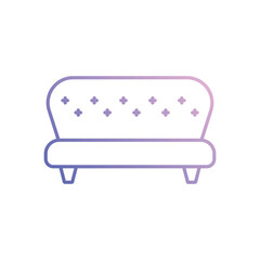 Futon vector icon