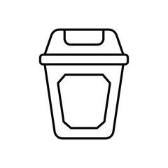 Trash Can vector icon