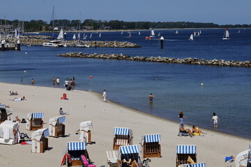 Kiel-Schilksee in Schleswig-Holstein während der Kieler Woche 2025, Volksfest mit Riesenrad