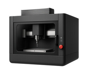 High-speed CNC milling center with linear motors and air-cooling system for rapid prototyping in a design lab
