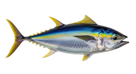 Isolated Tuna Fish