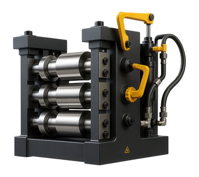 Heavy-duty roll forming machine with hydraulic adjustment for high-strength steel processing in a construction materials factory