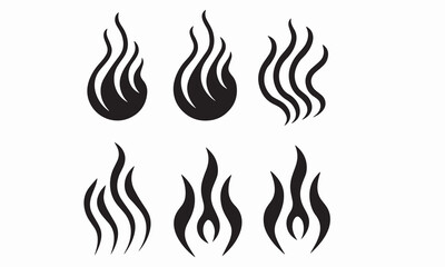 Cigarette Smoke Vector Icons