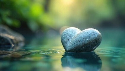 Serene Heart A Peaceful Tranquil Scene for Relaxation, Meditation, and Wellness