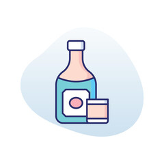 Alcoholic Drink vector icon