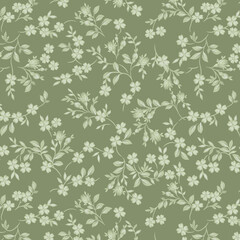 Vibrant Vintage Floral Seamless Pattern