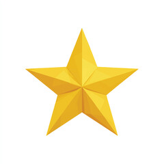 Obraz premium star isolated in White Background, star vector, Flat lay vector illustration