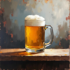 Beer Mug Emoji — 3D Frothy Pint Glass Icon