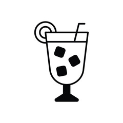 Blue Hawaii vector icon