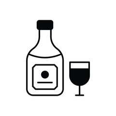 Champagne  vector icon