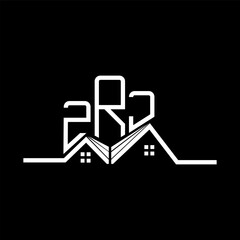 ZPJ Real State logo design, ZPJ simple and modern logo. ZPJ luxurious alphabet design