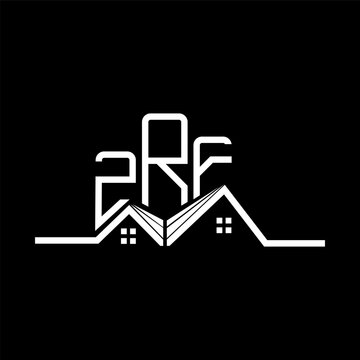 ZPF Real State logo design, ZPF simple and modern logo. ZPF luxurious alphabet design