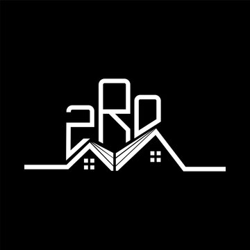 ZPO Real State logo design, ZPO simple and modern logo. ZPO luxurious alphabet design