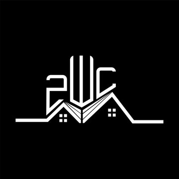 ZWL Real State logo design, ZWL simple and modern logo. ZWL luxurious alphabet design