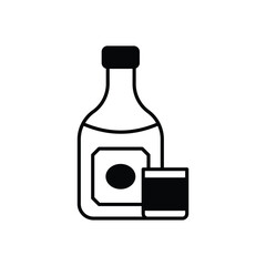 Alcoholic Drink vector icon