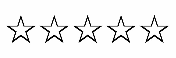Customer review stars,one star,two stard,three stars,four stars,five stars, cutomer reviews sign,user experience best customer feedback,rating service, good client satisfaction,client satisfaction