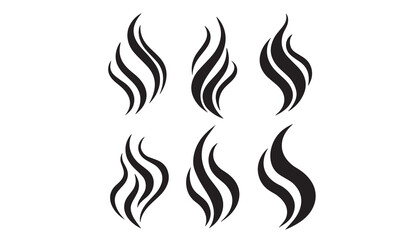 Vintage Cigar and Smoke Vector Illustration