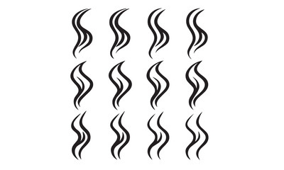 Vintage Cigar and Smoke Vector Illustration