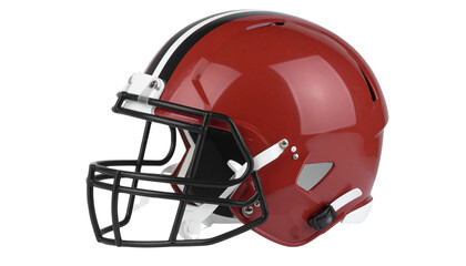 Fototapeta premium Football helmet isolated on transparent background
