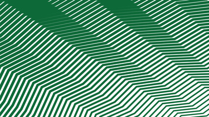 Green zig zag stripes line pattern background for modern abstract fabric wallpaper and digital design