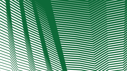 Green zig zag stripes line pattern background for modern abstract fabric wallpaper and digital design