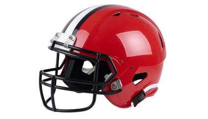 Fototapeta premium Football helmet isolated on white background.