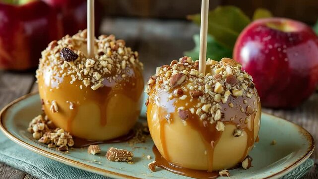 candy apple,national caramel apple day - Powered by Adobe
