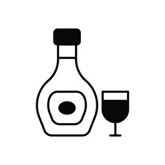 Cognac  vector icon