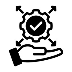 Automated Logistics Control System from the Business Automation icon collection (Mixed Style)