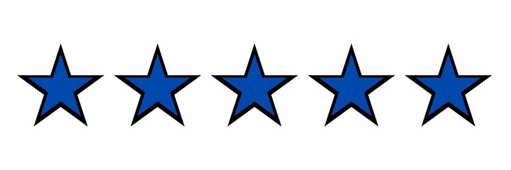Obraz premium Customer review stars,one star,two stard,three stars,four stars,five stars, cutomer reviews sign,user experience best customer feedback,rating service, good client satisfaction,client satisfaction