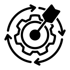 Precision Targeting System from the Business Automation icon collection (Mixed Style)