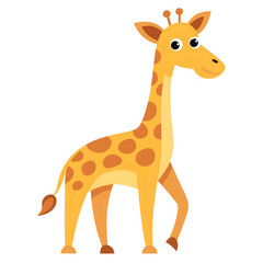 Naklejka premium giraffe ,white background