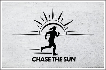 Chasing the Sunlight,
Run Toward the Horizon,
Sunset Runner,
Pursuit of Light

