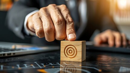 Customer relationship management  linking target icons with human focus for service enhancement