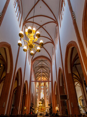 the interior of the Cathedral of St. Mary Magdalene in Wrocław