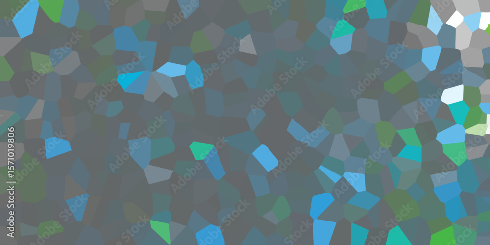 Aufkleber abstract geometric pattern design featuring gradients of blue green and gray tones creating a modern