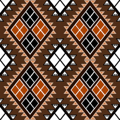 Abstract ethnic geometric pattern design for background or Wallpaper.