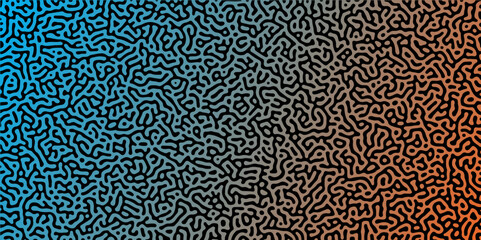 Abstract truing organic wallpaper Turing reaction diffusion monochrome seamless pattern with chaotic motion. Turing reaction diffusion monochrome seamless pattern with chaotic motion.