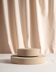 Beige Minimalist Product Display Platform