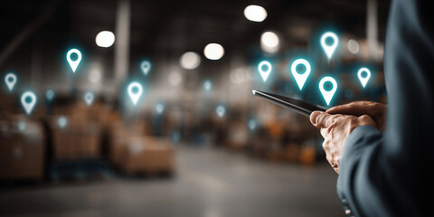 Mobile tech for warehouse logistics.