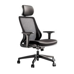 Executive Office Chair Ergonomic Design  Modern Style isolated on transparent background