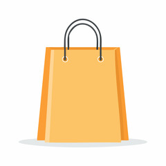 Chic shopping bag graphic provides a modern retail symbol for ecommerce and branding, ideal for online sales or gift concepts.