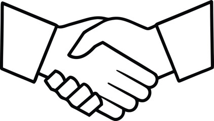 handshake vector illustration