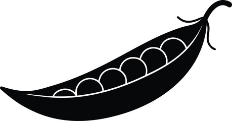  peas in pod line art