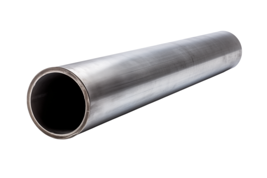 Metal Pipe: Seamless Steel Tube for Industrial Applications transparent background png
